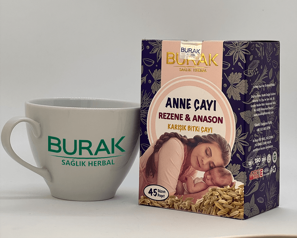 Burak Sağlık Anne Çayı (Karışık Bitki Çayı) 45'li Süzen Poşet