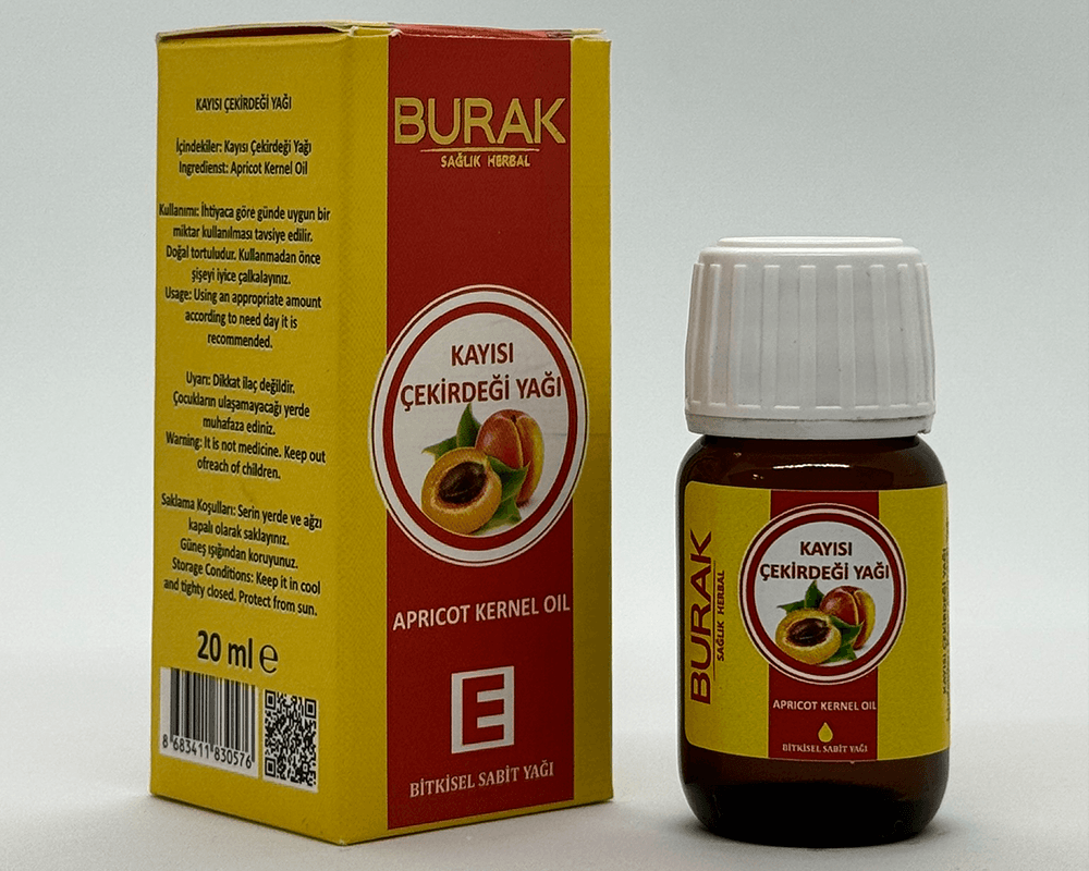 Burak Sağlık Kayısı Çekirdeği Yağı 20ml