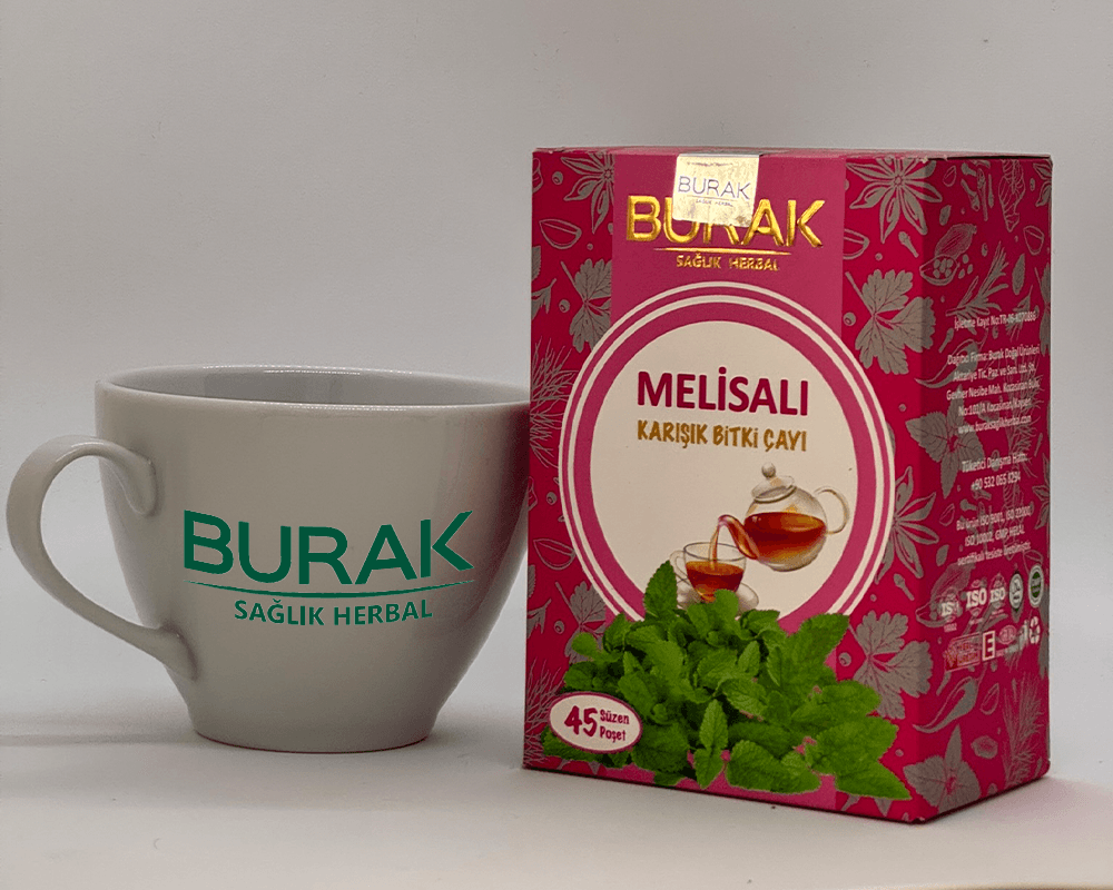 Burak Sağlık Melisalı Karışık Bitki Çayı 45'li Süzen Poşet
