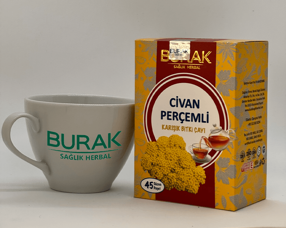 Burak Sağlık Civanperçemi Karışık Bitki Çayı 45'li Süzen Poşet