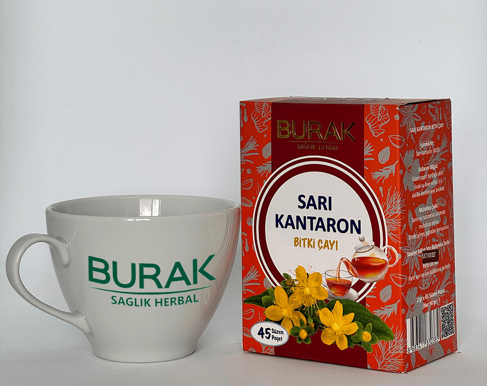 Burak Sağlık Sarı Kantaron Çayı 45'li Süzen Poşet