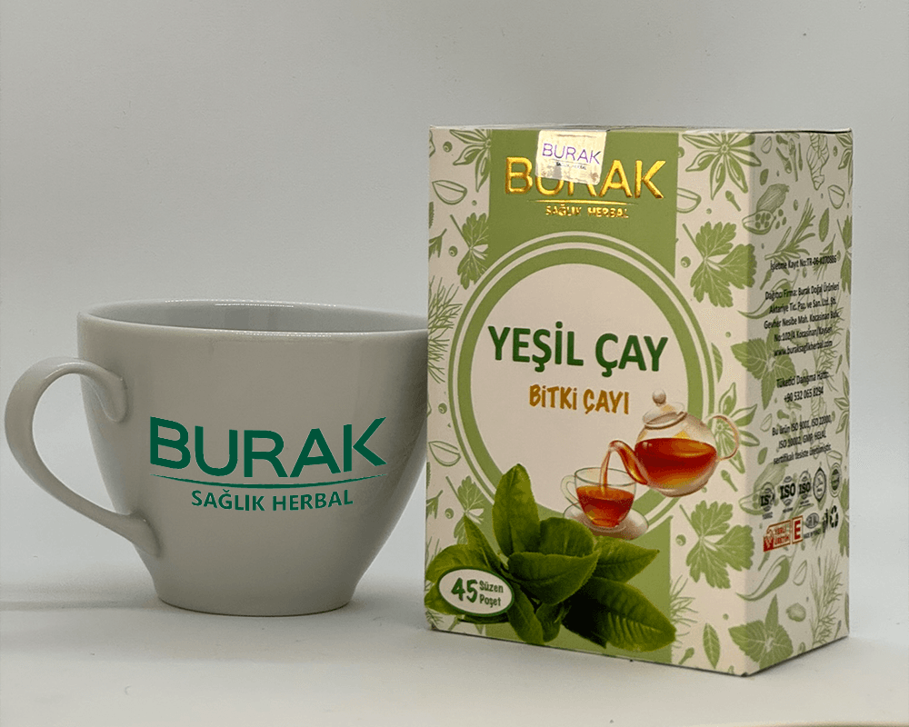 Burak Sağlık Yeşil Çay 45'li Süzen Poşet